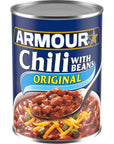 Armour Star Chili with Beans Canned Food 12  14 OZ Cans