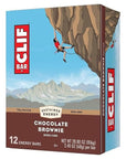 CLIF BAR - Chocolate Brownie Flavor - Made with Organic Oats - 10g Protein - Non-GMO - Plant Based - Energy Bars - 2.4 oz. (12 Pack)