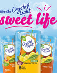 Crystal Light SugarFree Decaffeinated Lemon Iced Tea Naturally Flavored Powdered Drink Mix 4 Count Pitcher Packets