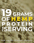 Organic Hemp Protein Powder, Lab Tested 100% Gluten Free, Plant Based & Vegan Raw Protein Powder - Perfect for Keto Diets, Meal Replacement Shakes, Sport Pre-workout and Post Workout - 8 oz - 1 Pack