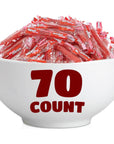 TWIZZLERS PULL N PEEL Cherry Licorice Single Twist Candy Individually Wrapped Bulk Pack 2 Pounds