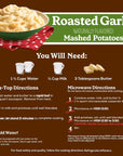 Betty Crocker Roasted Garlic Mashed Potatoes 4 oz Pack of 8