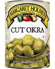 Margaret Holmes Cut Okra 145oz Can Pack of 6