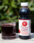 Cherry Bay Orchards Tart Montmorency Cherry Concentrate 3 Pack 16 Oz Bottle  All Natural Juice Sleep Aid  GMO  Gluten Free Kosher Certified Antioxidants No Added Sugar or Preservatives