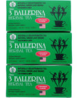 BALLERINA TEA DRINK EXTRA STRENGH CINNAMON FLAVOR 3 boxes