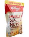 Kelloggs Muesli  Nuts Delight 750g Pouch