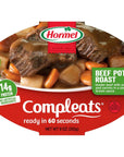 HORMEL COMPLEATS Beef Pot Roast Microwave Tray 9 Ounce Pack of 6