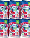 Wylers Light Singles To Go 6 Pack Raspberry Water Drink Mix 48 Total Powder Drink Mix Packets