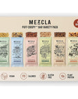 Mezcla Vegan Chocolate High Protein Bars, Gluten Free, Plant Based, Non GMO, No Dairy, 10g Protein, Healthy Snacks, 6 Flavor Variety Pack (8 Bars)