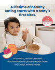 Amara Organic Baby Food - Stage 3 - Ancient Grain - Baby Cereal to Mix With Breastmilk - 10 Pouches, 3.9oz