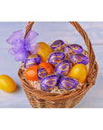 CADBURY Milk Chocolate with Caramel Center Eggs Candy Bulk Easter 12 oz Packs 48 Count