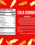 Smart Sweets Cola Gummies 18oz Pack of 12 Candy with Low Sugar 3g Low Calorie 100 No Artificial Sweeteners Vegan PlantBased GlutenFree Healthy Snack for Kids  Adults