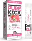 Pure Kick Hydration Pitcher Pack - 6 Packets - Makes 12 Quarts Total