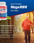 U.S. Doctors’ Clinical Mega MSM Daily Support for Joint Comfort & Movement with Vitamin C, Collagen, and Neem to Promote Cartilage, Tendon, Ligament Health (1 Month Supply - 120 Capsules)