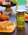 Fosters Pickled Asparagus Variety Pack 16oz 2 Pack Red Pepper and Jalapeño Spicy Pickled Asparagus Spears Pickled Vegetables Recipe for 30 years  Gluten Free  Fat Free NO Preservatives