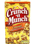 Crunch n Munch Buttery Toffee and Caramel Popcorn with Peanuts 35 oz Pack of 2 with By The Cup Bag Clip