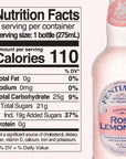 Fentimans Sparkling Rose Lemonade  Sparkling Pink Lemonade with Natural Ingredients Mixer Craft Soda Botanically Brewed Lemonade  93 Fl Oz Pack of 12