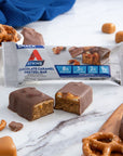 Atkins Snack Bar Chocolate Caramel Pretzel Keto Friendly 5 Count Pack of 6