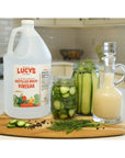 Lucy's Family Owned - Natural Distilled White Vinegar, 1 Gallon (128 oz) - 5% Acidity (White Vinegar, 1 Gallon (128 fl oz.))