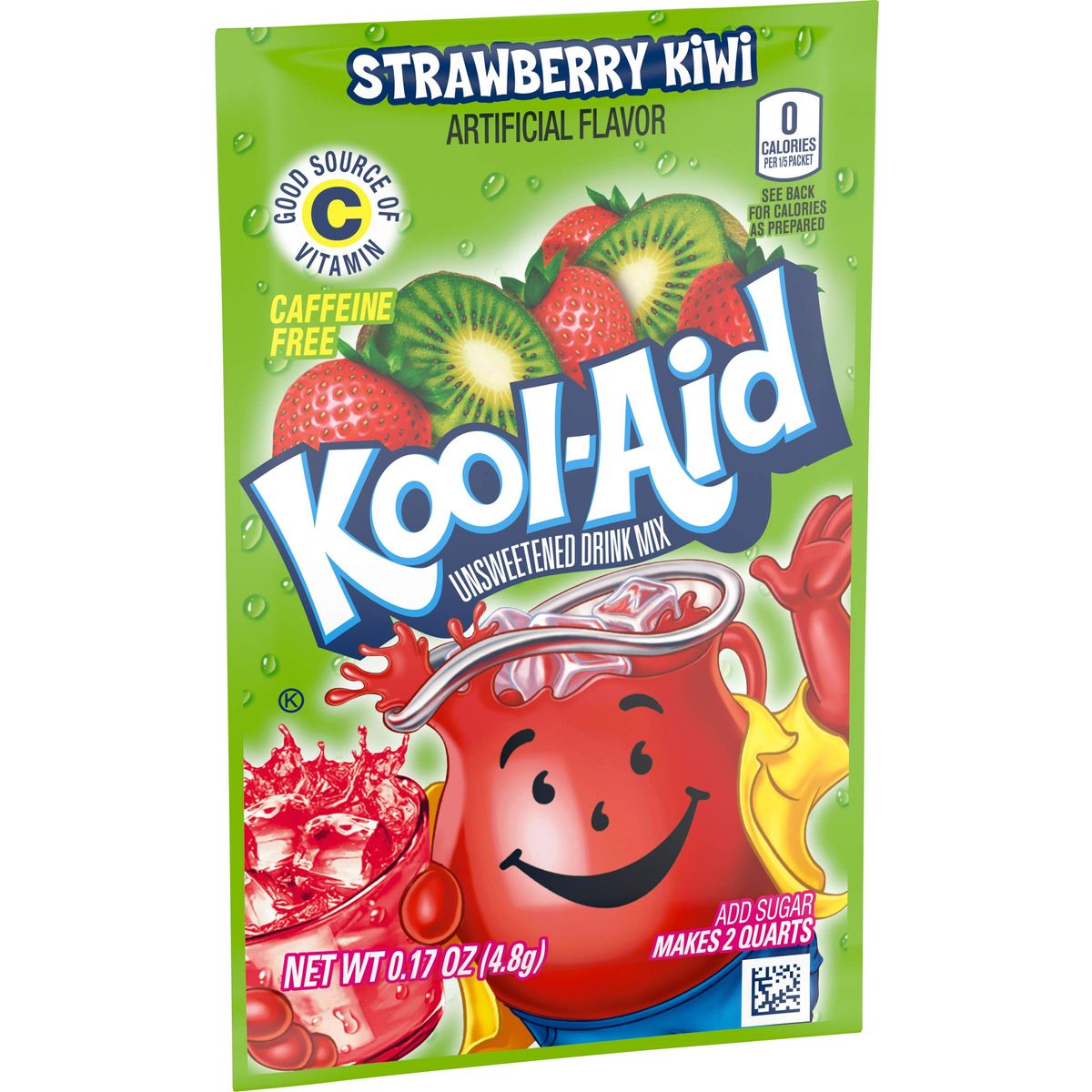 Kool Aid Strawberry Kiwi Drink Mix Makes 2 Quarts 96 Packets