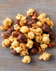 Moose Munch Premium Popcorn  Milk Chocolate And Caramel Mix Duo Milk Chocolate Caramel Popcorn Sweet And Salty Treats Gift Basket