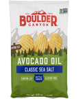 Boulder Canyon, Chips Potato Avocado Oil Sea, 5.25 Ounce