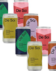 De Soi Variety Pack By Katy Perry  Sparkling Beverages Featuring Natural Botanics Adaptogen Drink Ltheanine Vegan GlutenFree 35 Calories 8PACK 8 Fl Oz Cans