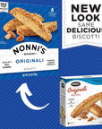 Nonnis Originali Almond Biscotti Italian Cookies  6 Boxes Biscotti Individually Wrapped Cookies  Italian Biscotti Cookies Baked Fresh wa Hint of Anise  California Almonds  Kosher  552 oz