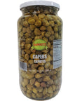 Sanniti Spanish Capers Capotes in Vinegar and Salt Brine  335 oz