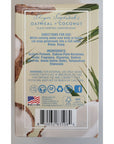 Shugar Soapworks Oatmeal  Coconut Soap 5 Oz  Plant Based Vegan Natural Pure No Dyes Sulfate  Paraben Free