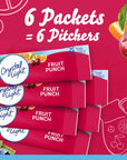 Crystal Light SugarFree Fruit Punch Low Calories Powdered Drink Mix 72 Count Pitcher Packets