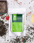 Elevate Tea Chinese Jasmine Tea  Loose Leaf Green Tea Medium Caffeine 3 oz Pouch  30 Cups Hot  Iced Tea No Artificials Unsweetened Jasmine Tea Loose Leaf