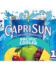 Capri Sun Pacific Cooler Mixed Fruit Naturally Flavored Kids Juice Drink Blend (10 ct Box - 6 fl oz Pouches)