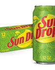 Sun Drop Citrus Soda 12 Fluid Ounce Can 12 Count