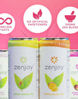 Zenjoy Lavender Black Tea Relaxation Drink 20 Pack  Calming Drink with Ashwagandha  Lemon Balm  NonAlcoholic Beverage Infused with LTheanine for Enhanced Focus  12oz Cans