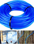 HolyMaji 100FT Maple Syrup Tubing Drop Lines Extractors Food Grade Maple Syrup Tapping Vacuum Tube Tree Sap Collection Hose Supplies for Organic Maple Syrup