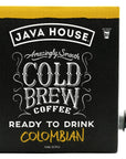 Java House Cold Brew Coffee On Tap 128 Fluid Ounce Box Not a Concentrate No Sugar Ready to Drink Liquid Colombian Roast