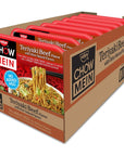 Nissin Chow Mein Noodles Teriyaki Beef 4 Ounce Pack of 8