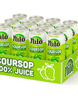 NILO Soursop Juice  100 Real Guanabana Soursop Graviola  NO Sugar added  NOT From Concentrate  108 oz Pack of 12