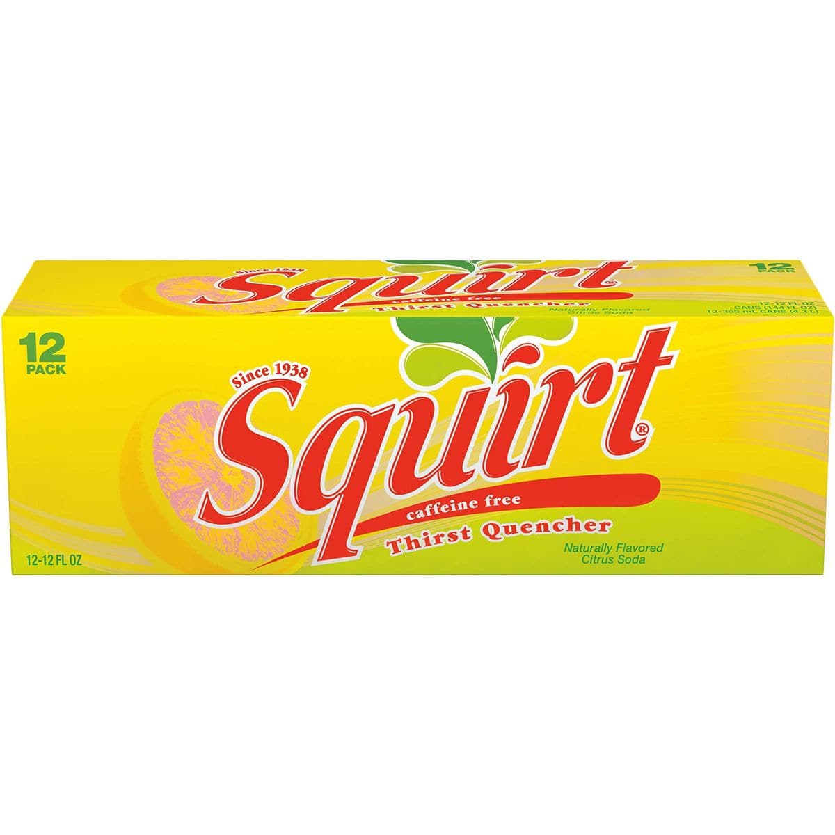 Squirt Citrus Soda 12 fl oz cans Pack of 12