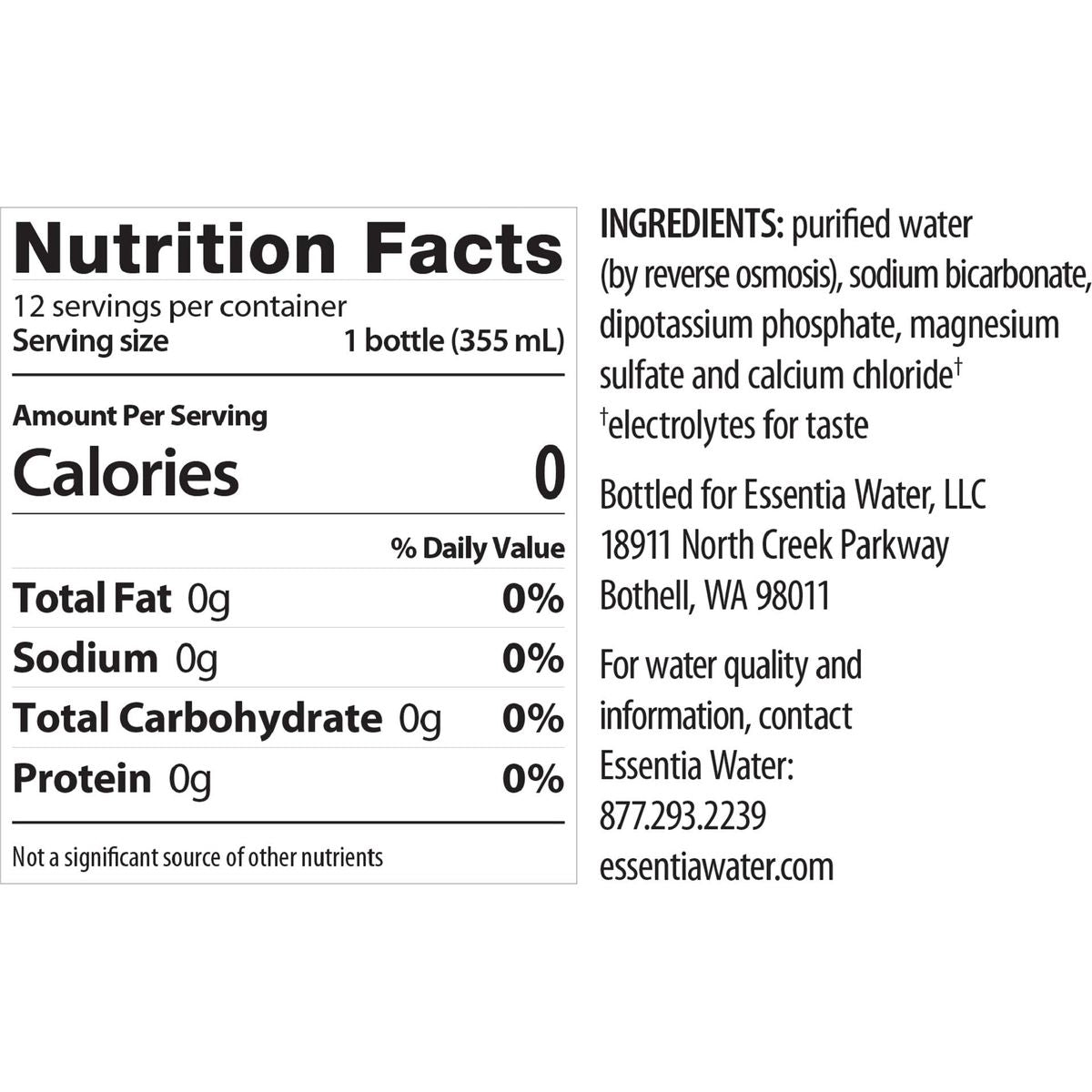 Essentia WaterIonized Alkaline Bottled Water Clinically Shown to Rehydrate Better 999 Pure 95 pH or Higher Consistent Quality in Every BPA and PhthalateFree Bottle 12 oz Pack of 24