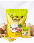 Prince of Peace Ginger Coconut Instant Beverage 22 Sachets  Instant Hot or Cold Beverage that Soothes Throat  Easy to Brew  Caffeine and Gluten Free  Real Coconut and Fresh Ginger  Rich and Creamy 2