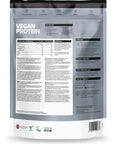 VIVO Vegan Protein Powder - 0.7 oz of Plant-Based Protein per Scoop, 30 Servings (33.8 oz) (Dark Chocolate)