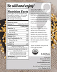 Be Still Farms Yellow Organic Popcorn Kernels 48lb  Uncooked Corn Bulk Great for Movie Night  Healthy Microwave Snacks Ideal for Popping  USA Grown  USDA Certified  Vegan  NonGMO