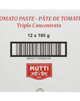 Mutti Triple Concentrated Tomato Paste No Additives or Preservatives Vegan Gluten Free  NonGMO 65 Oz Pack of 12