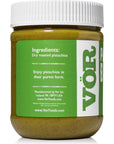 Vör All Natural Pistachio Butter Spread 11oz  Only One Ingredient  Vegan Paleo Keto Whole 30 11oz Jar