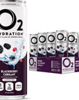 O2 Blackberry Currant Post Workout Recovery Drink  Powerful Electrolyte Drink for Daily Hydration