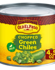 Old El Paso Mild Chopped Green Chiles 1 ct 45 oz