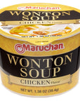 Maruchan Microwavable Bowl Wonton Chicken Flavor Pack of 8