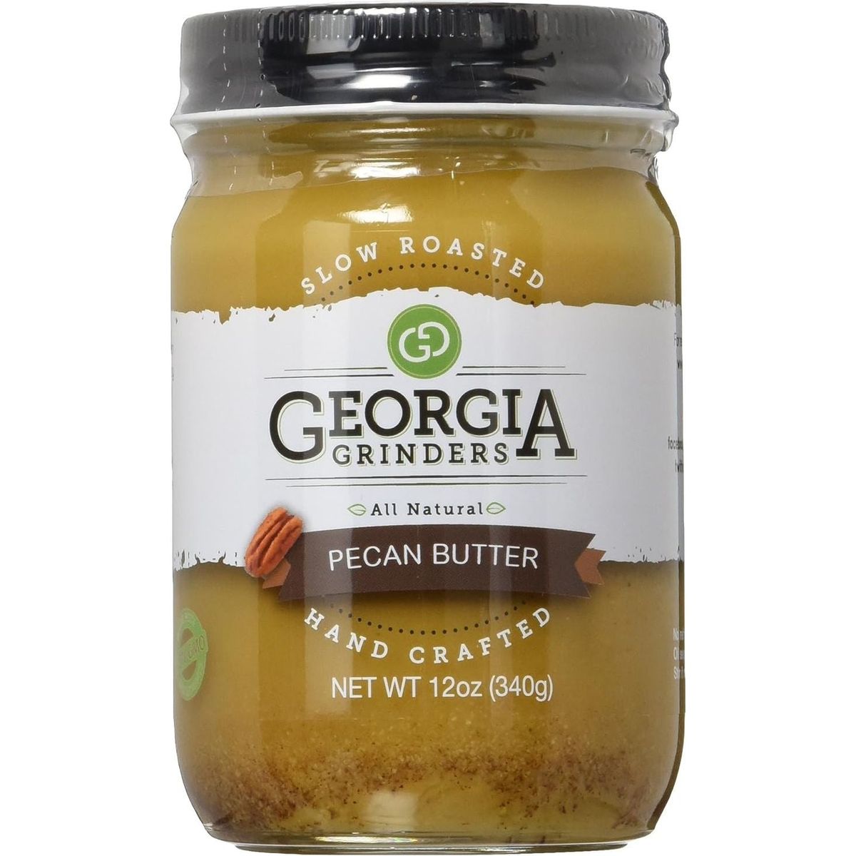 Georgia Grinders Premium Nut Butter, Pecan, 12 oz